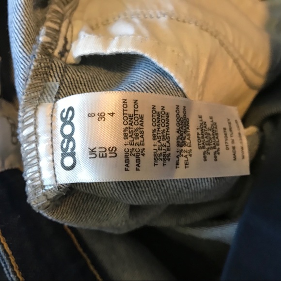 ASOS maternity cropped jeans raw hem - Picture 10 of 10